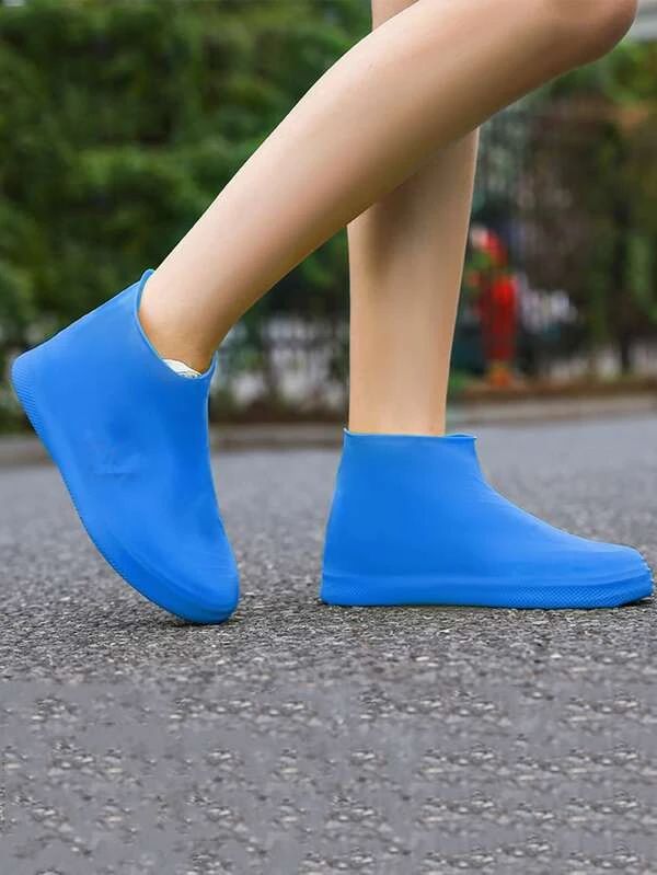Couvre-chaussures imperméables en silicone – Protection contre la pluie et la boue