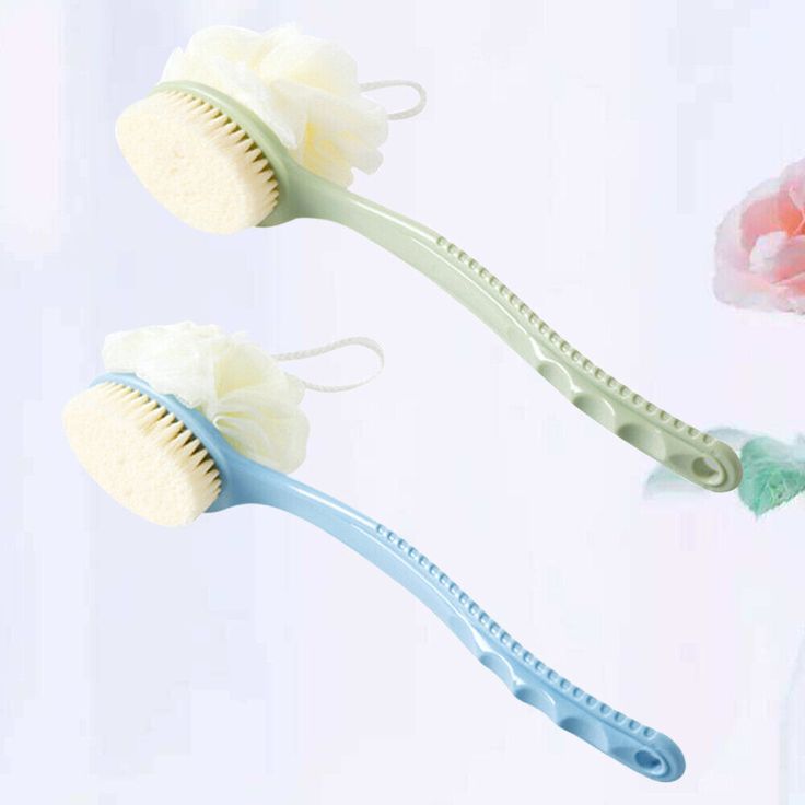 Brosse de bain à long manche – Pour dos et corps