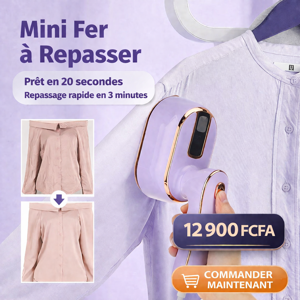 Mini Fer à Repasser Portable