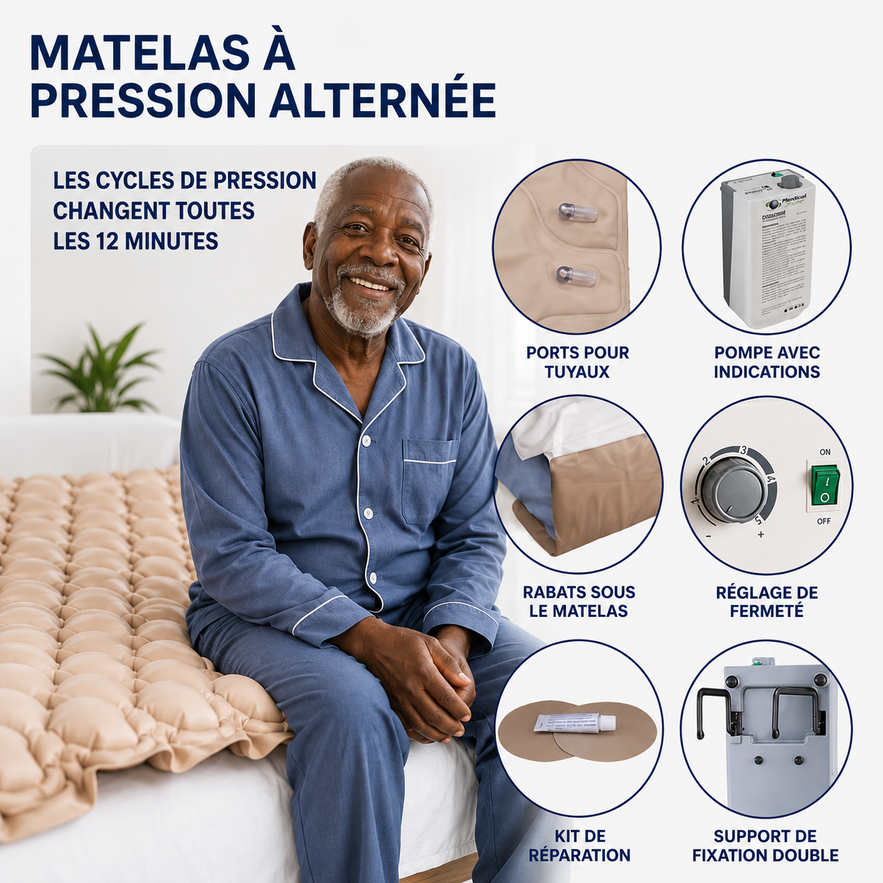 AirCare™ Confort – Matelas à pression alternée