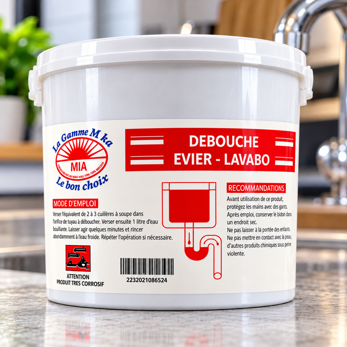 Débouche Évier-Lavabo – Déboucheur en Poudre à Action Rapide