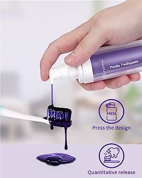 GlorySmile™ – Dentifrice Violet Blanchissant Instantané