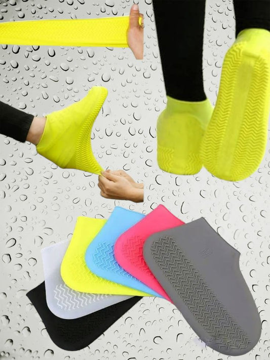 Couvre-chaussures imperméables en silicone – Protection contre la pluie et la boue