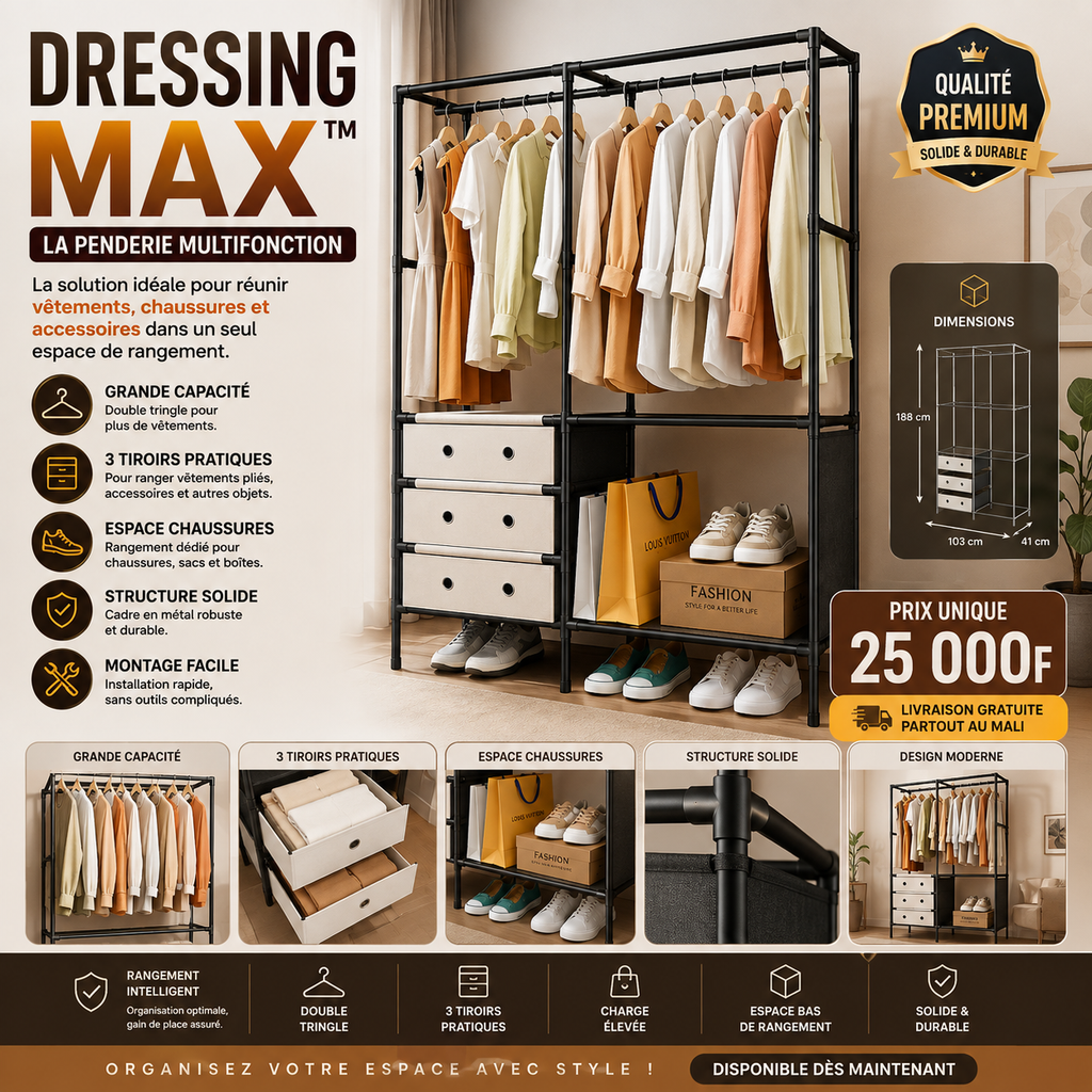 DressingMax™ – Penderie multifonction