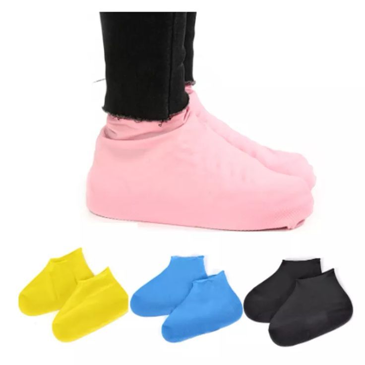 Couvre-chaussures imperméables en silicone – Protection contre la pluie et la boue