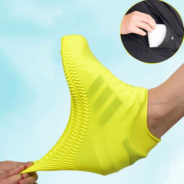Couvre-chaussures imperméables en silicone – Protection contre la pluie et la boue