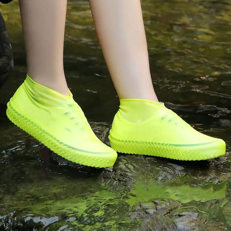 Couvre-chaussures imperméables en silicone – Protection contre la pluie et la boue