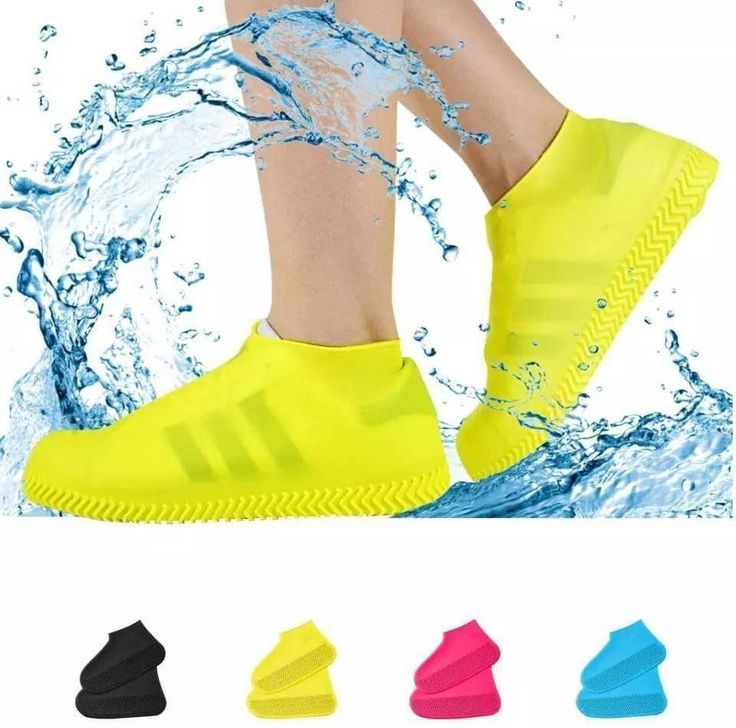 Couvre-chaussures imperméables en silicone – Protection contre la pluie et la boue